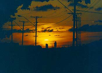 Sonnenuntergang in Australien