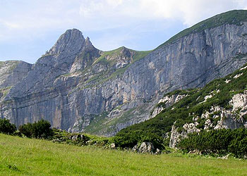 Blick vom Ziereinerse auf den Sagzahn