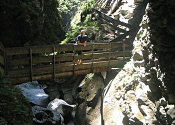 Die Gilfenklamm bei Sterzing in Sdtirol